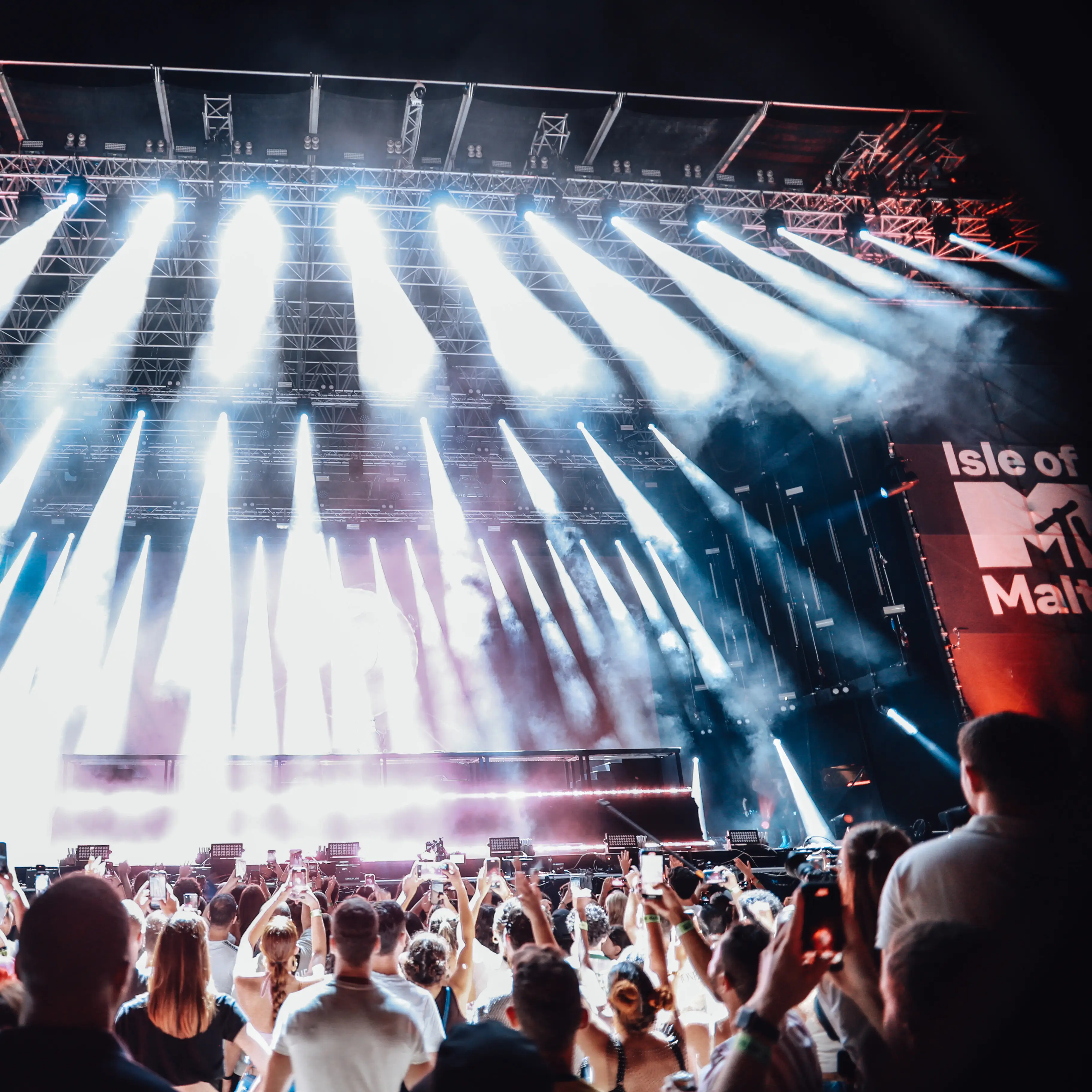 A shot taken during the Isle of MTV in Floriana, Malta.