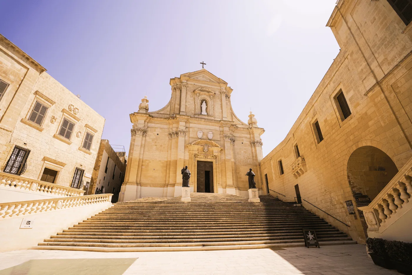 TheCathedralOfTheAssupmtionChurch A shot of the Cathedral of The Assumption in Cittadella, Gozo