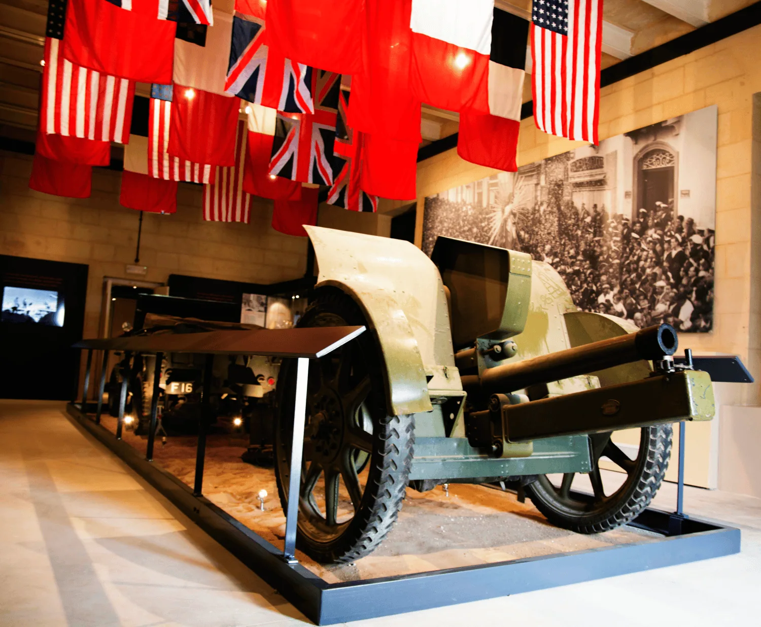 FortStElmoNationalWarMuseum A shot of the inside of the National War Museum In St Elmo