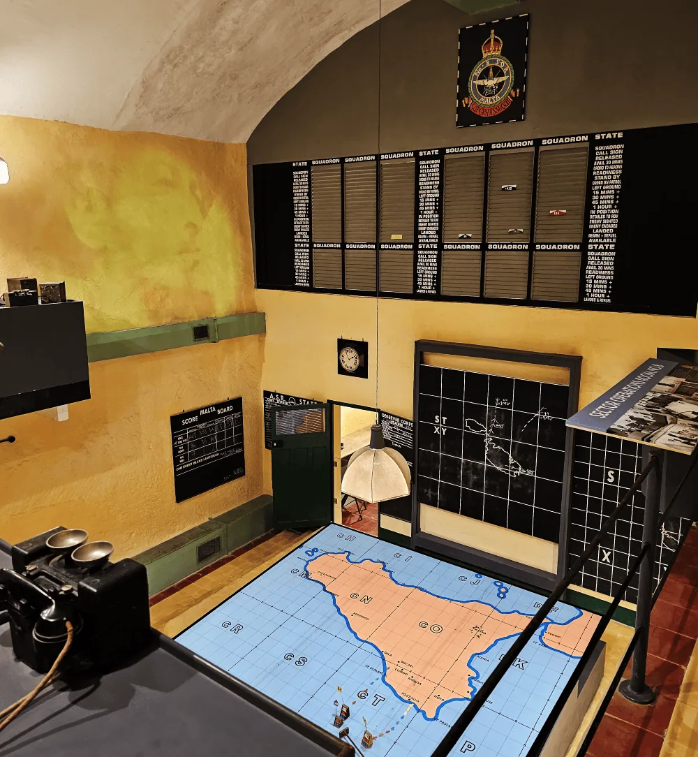 LascarisWarRooms An image of the control room with the Lascaris war rooms