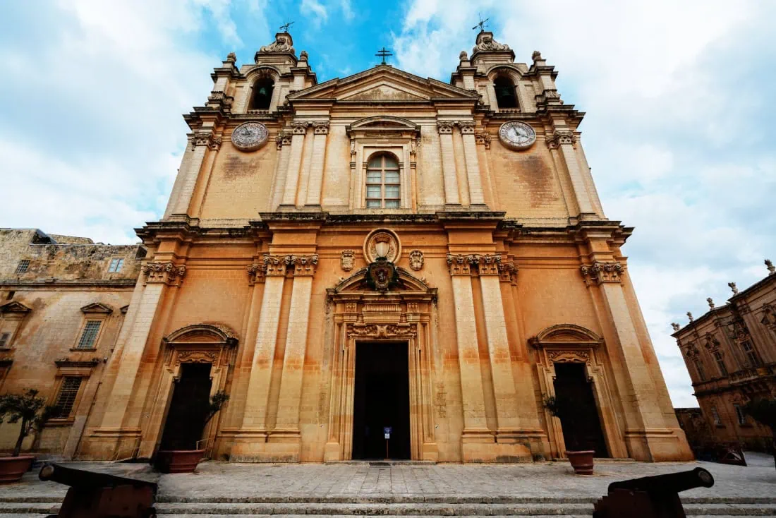 StPaulsCathedral A shot of St Paul's Cathedral in Mdina