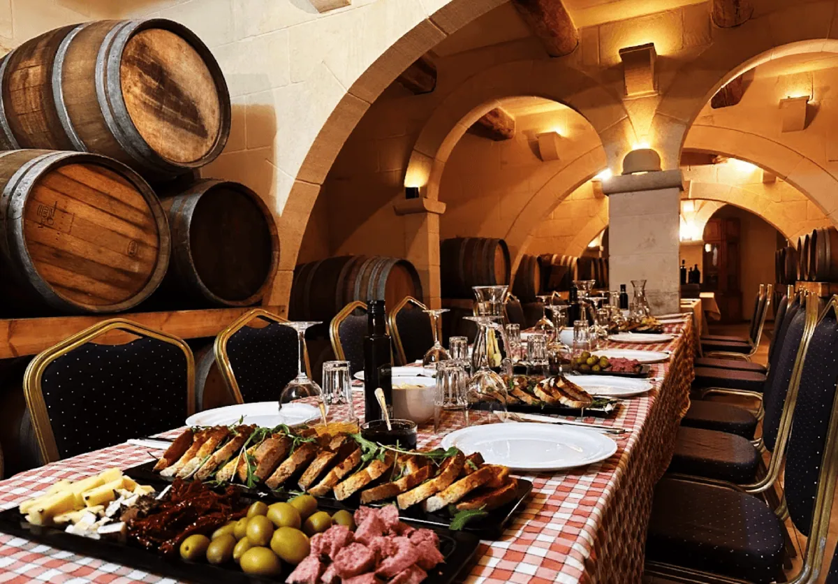 TaMena A shot of a wine tasting event in Ta Mena