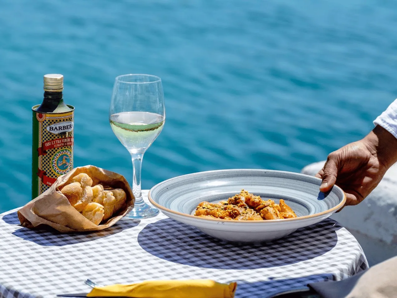 TrattoriaDelMare A shot of lunch at Trattoria Del Mare in Sliema
