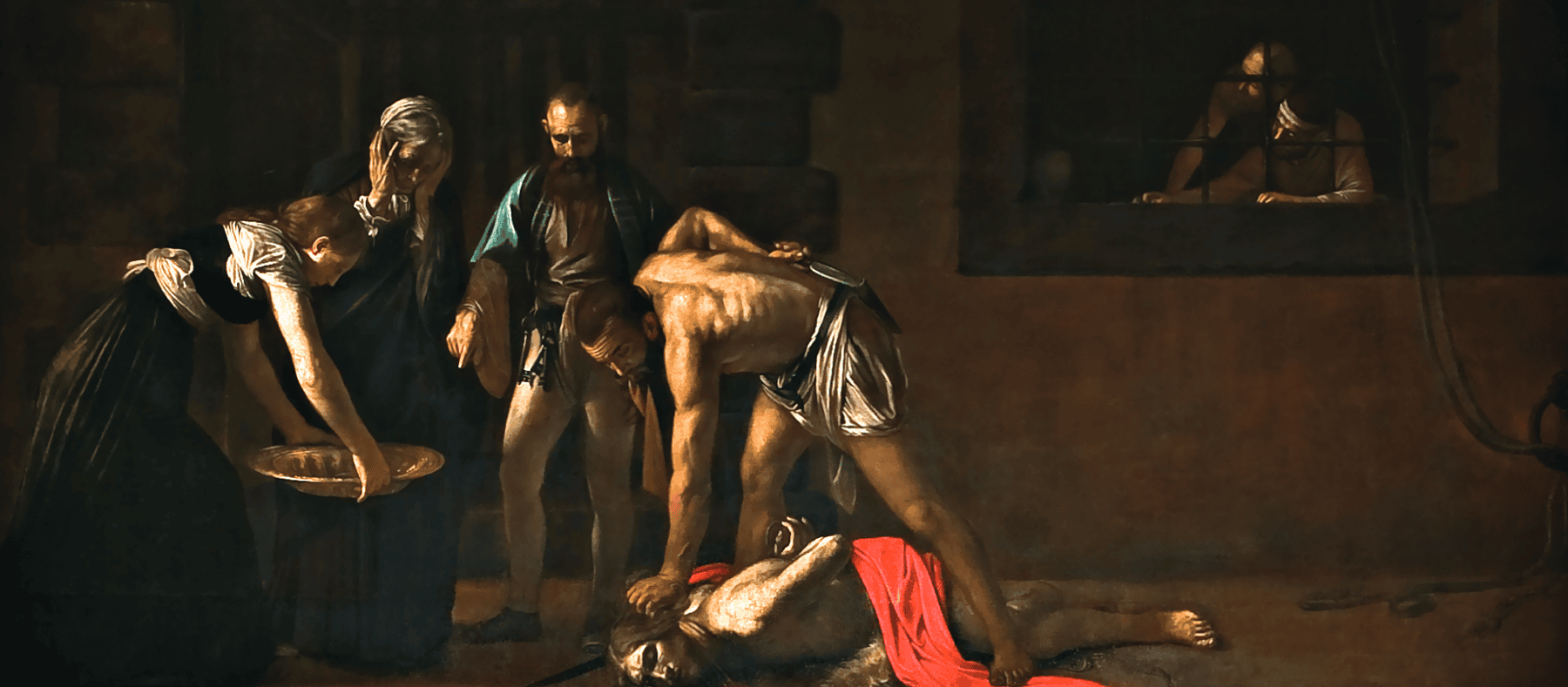 The Beheading of St. John - Caravaggio - St. John's Co Cathedral The behading of St. John Caravaggio painting, a Maltese cultural gem residing at St John's Co-Cathedral in Valletta.
