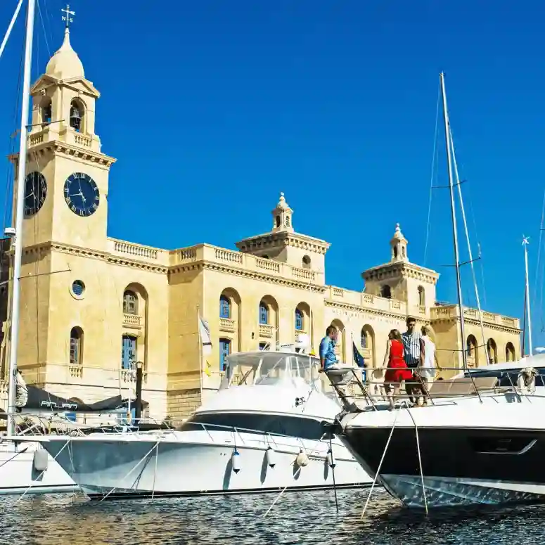 Birgu Waterfront A shot of Birgu's waterfront.