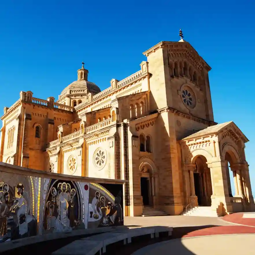 Ta Pinu Cathedral A shot of Ta Pinu Cathedral in Gharb, Gozo