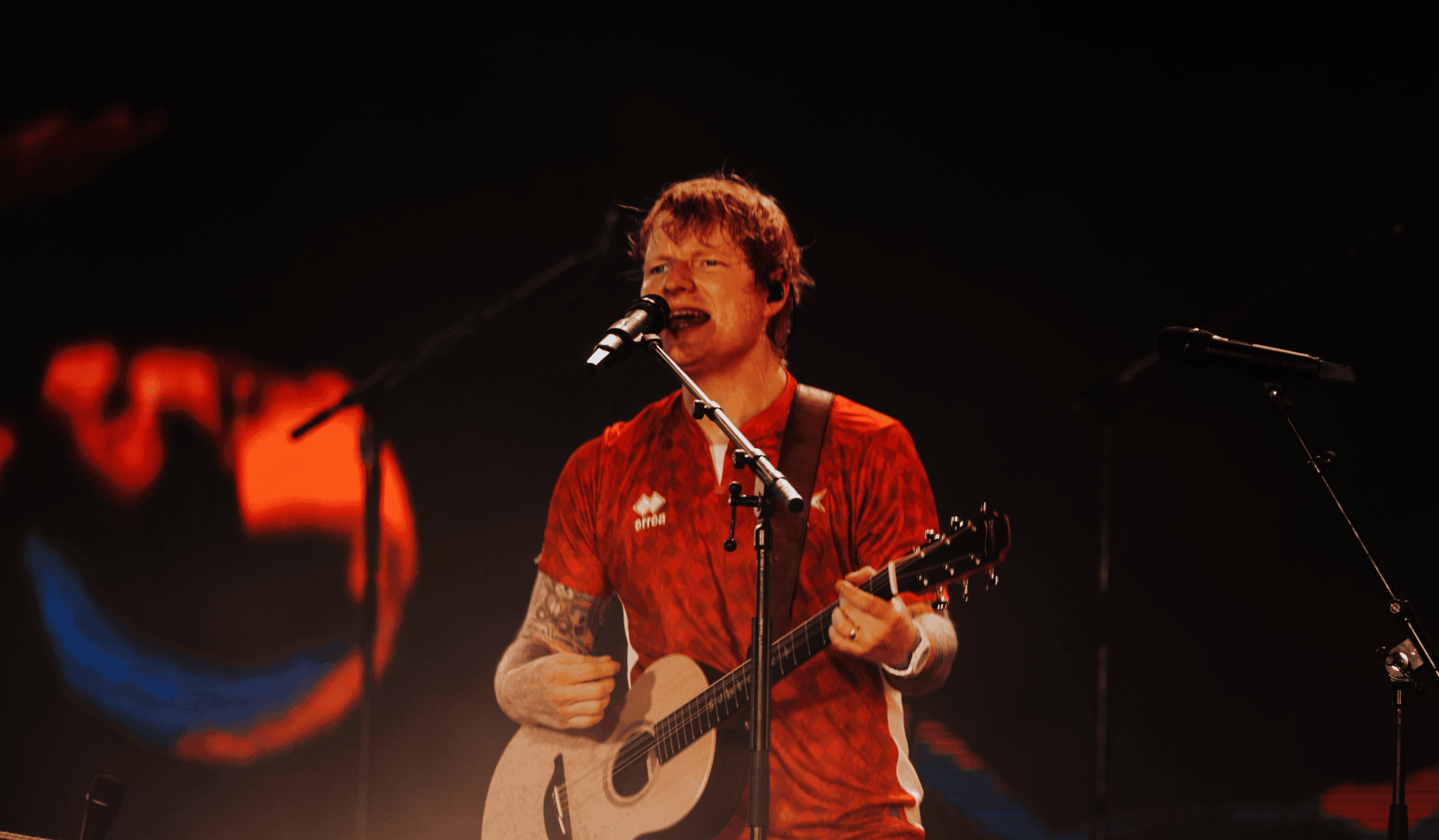 EdSheeranMalta A shot of Ed Sheeran performing live in Malta