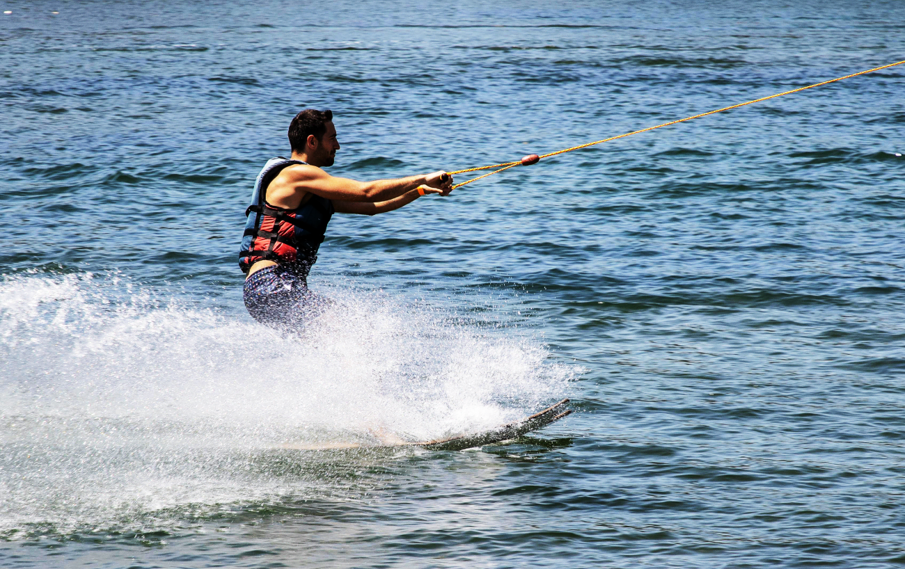 Water Skiing Water skiing in Malta